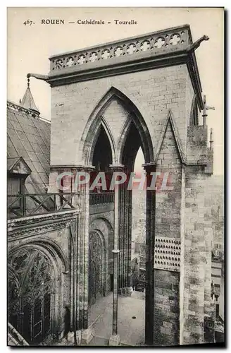 Ansichtskarte AK Rouen Cathedrale Tourelle