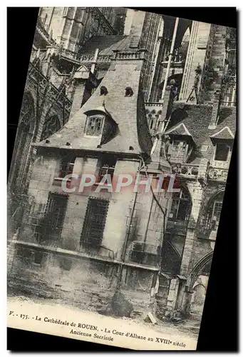 Ansichtskarte AK La Cathedrale De Rouen La Cour d&#39albane Ancienne sachristie