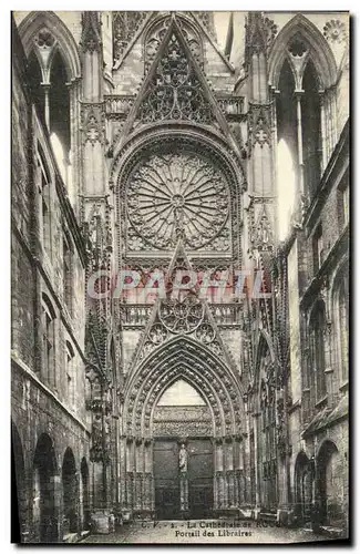 Cartes postales La Cathedrale de Rouen Portail Des Libraires