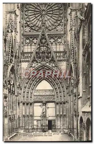 Ansichtskarte AK Rouen Cathedrale Porche des libraires