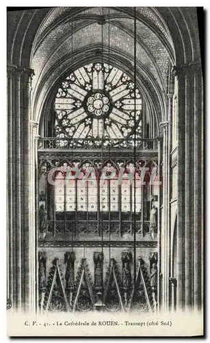 Ansichtskarte AK La Cathedrale de Rouen Transept Cote sud