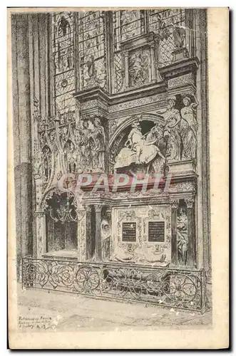 Cartes postales Rouen La Cathedrale Tombeau