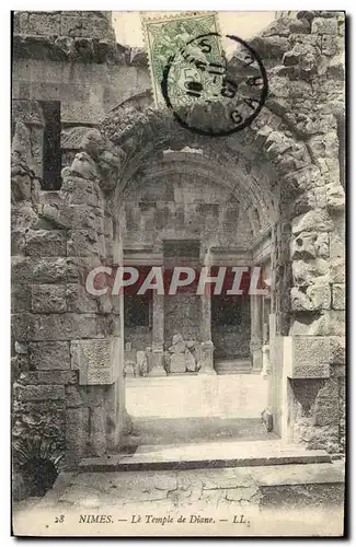 Cartes postales Nimes Le Temple de Diane