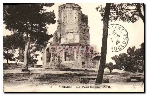 Cartes postales Nimes La Tour Magne