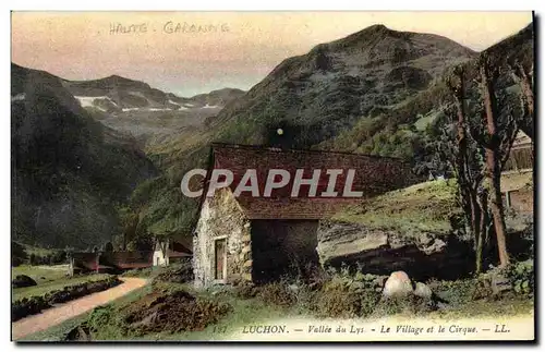 Cartes postales Luchon Vallee du Lys Le Village et le Cirque