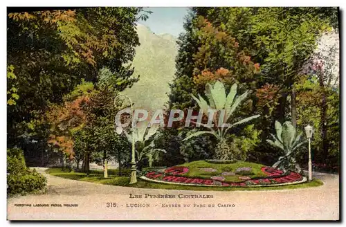 Cartes postales Luchon Entree du Parc du Casino