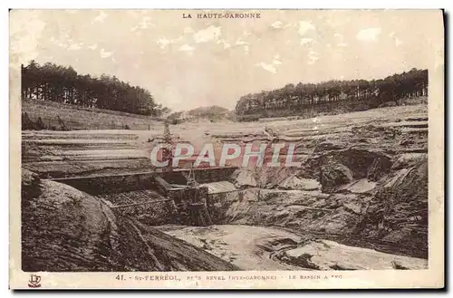 Cartes postales Saint Ferreol pres Revel Le bassin a sec