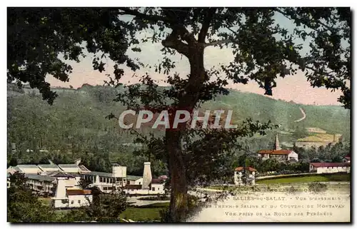 Cartes postales Salies Du Salat Vue d&#39ensemble des thermes salins et du couvent de Montavan Vue prise de la r