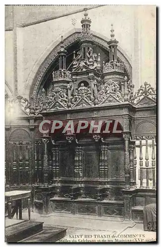 Cartes postales Saint Bertrand de Comminges Stalles du Celebrant et de ses Ministres