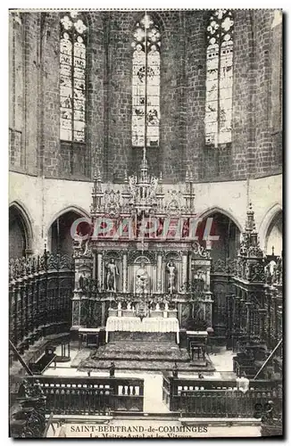 Cartes postales Saint Bertrand de Comminges Le maitre autel et les vitraux