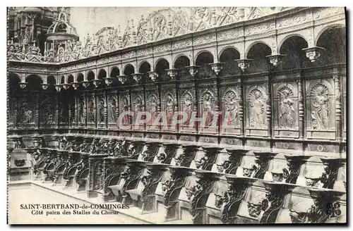 Cartes postales Saint Bertrand de Comminges Cote paien des stalles du choeur