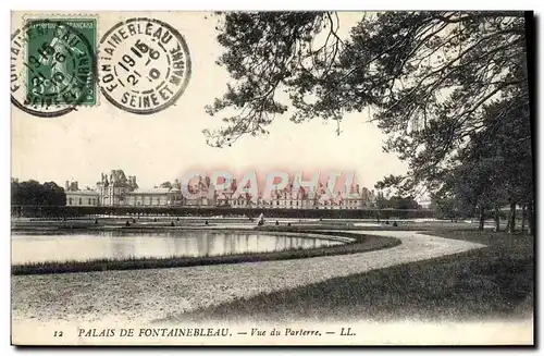 Ansichtskarte AK Palais De Fontainebleau Vue du Parterre