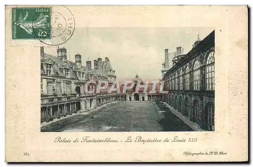 Ansichtskarte AK Palais De Fontainebleau Le Baptistere de Louis XIII