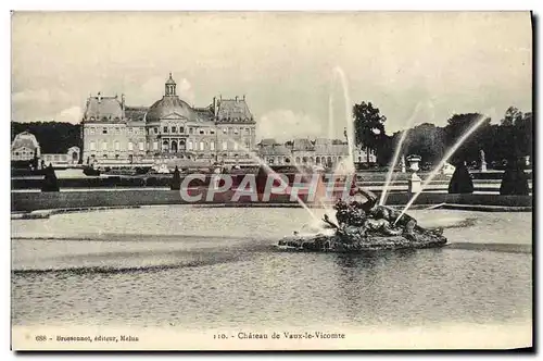 Cartes postales Chateau de Vaux Le Vicomte