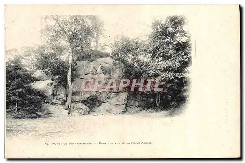 Ansichtskarte AK Foret De Fontainebleau Point De vue De La Reine Amelie