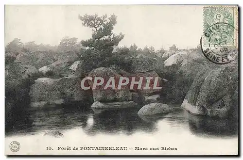 Cartes postales Foret de Fontainebleau Mare aux Biches