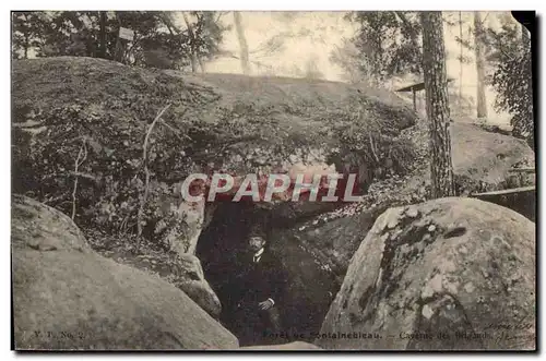 Ansichtskarte AK Foret de Fontainebleau Caverne des brigands