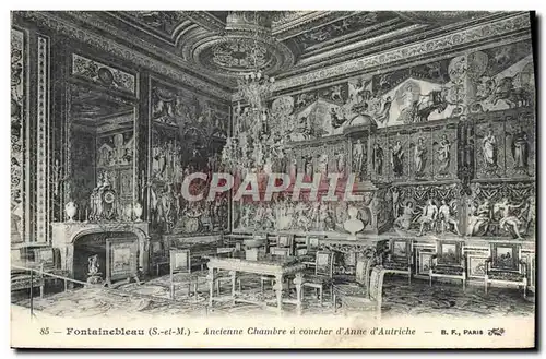 Cartes postales Fontainebleau Ancienne Chambre a concher d&#39Anne d&#39Antriche