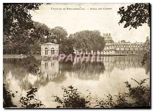 Cartes postales Chateau De Fontainebleau Etang des Carpes