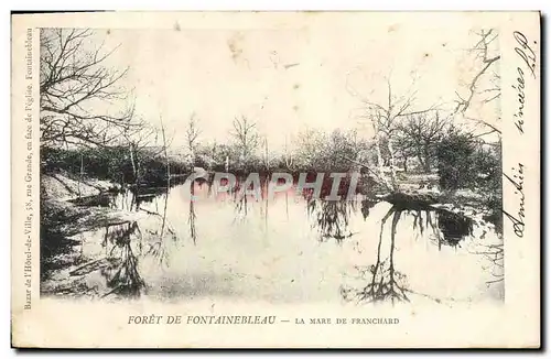 Cartes postales Foret de Fontainebleau La Mare de Franchard