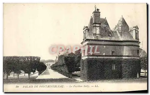 Ansichtskarte AK Palais de Fontainebleau Le Pavillon Sully