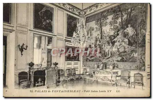 Ansichtskarte AK Palais de Fontainebleau Petit Salon Louis XV