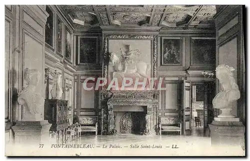 Cartes postales Fontainebleau Le Palais Salle Saint Louis