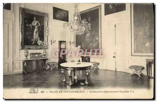 Ansichtskarte AK Palais de Fontainebleau Antichambre Appartements Napoleon 1er