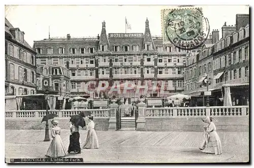 Cartes postales Trouville L&#39Hotel de Paris