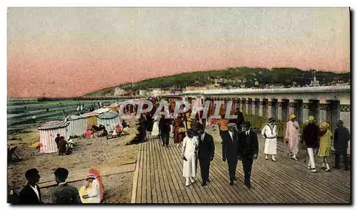 Cartes postales Deauville Plage fleurie Les nouveaux bains La plage