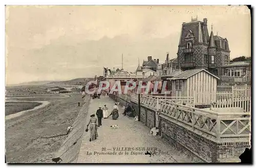 Cartes postales Villers sur Mer La promenade de la digue