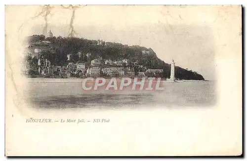 Cartes postales Honfleur Le Mont Joli Phare