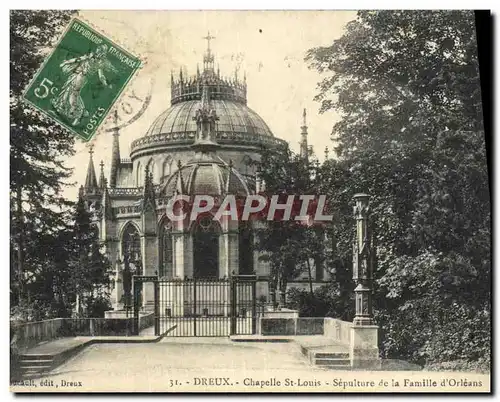 Ansichtskarte AK Dreux Chapelle St Louis Sepulture de la famille d&#39Orleans