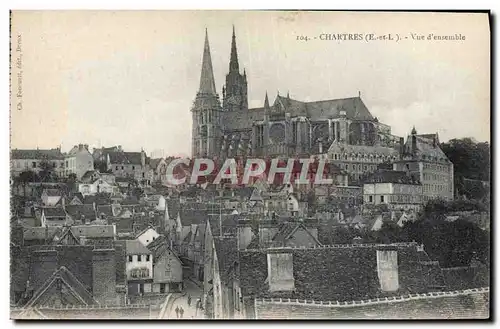 Cartes postales Chartres Vue d&#39ensemble