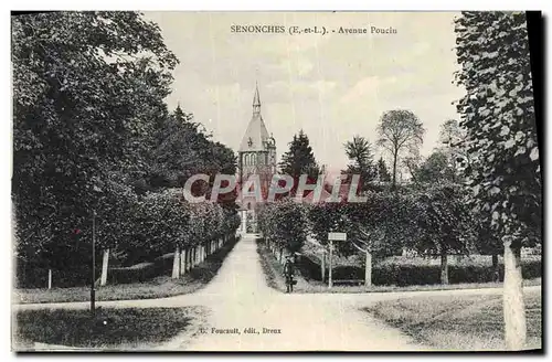 Cartes postales Senonches Avenue Poucin