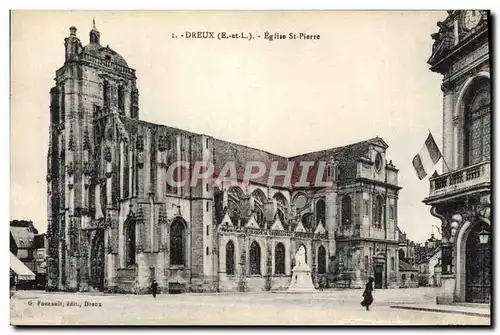 Cartes postales Dreux Eglise St Pierre