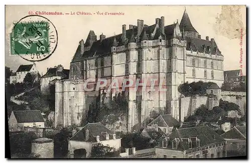 Cartes postales Chateaudun Le Chateau Vue d&#39ensemble