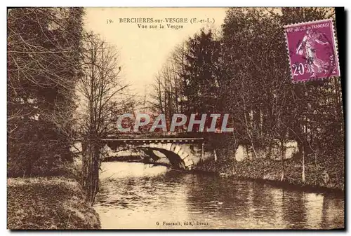 Cartes postales Bercheres sur Vesgre Vue sur la Vesgre