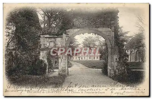 Cartes postales Environs de Chartres Le Chateau de Fontaine la Guyon