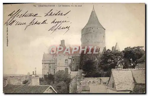 Ansichtskarte AK Chateaudun Le Chateau vu du sud