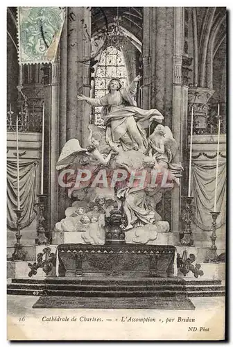 Cartes postales Cathedrale de Chartres L&#39Assomption par Bridan