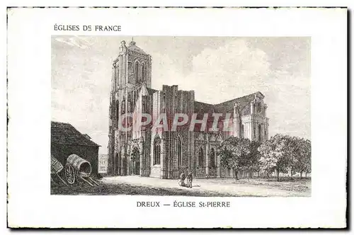 Cartes postales Dreux Eglise St Pierre