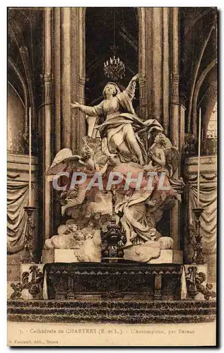 Cartes postales Cathedrale de Chartres L&#39Assomption par Bridan