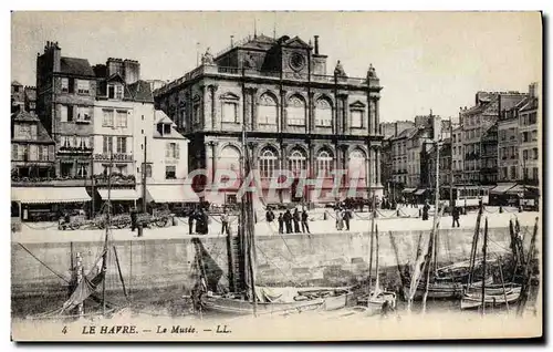 Ansichtskarte AK Le Havre Le Musee Bateaux Boulangerie Tramway