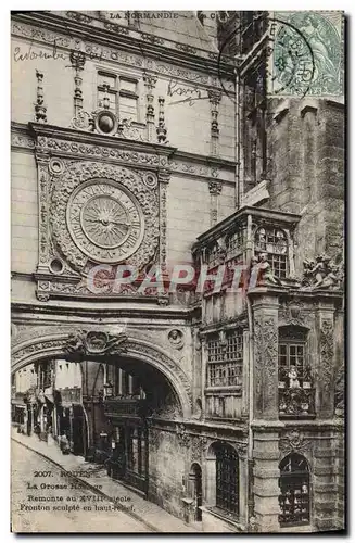 Cartes postales Rouen La grosse horloge