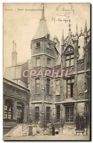 Cartes postales Rouen Hotel Bourgtheroulde