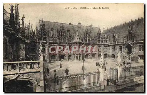 Cartes postales Rouen Palais de Justice