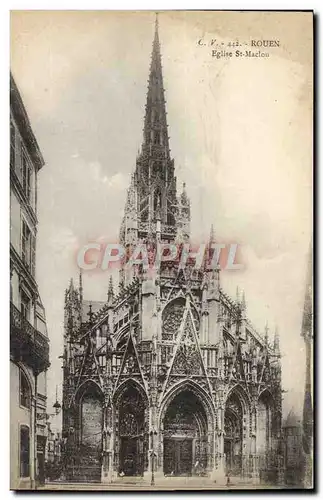 Cartes postales Rouen Eglise St Maclou