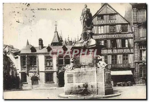 Ansichtskarte AK Rouen Place de la Pucelle