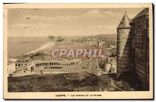 Cartes postales Dieppe Le Casino et la Plage